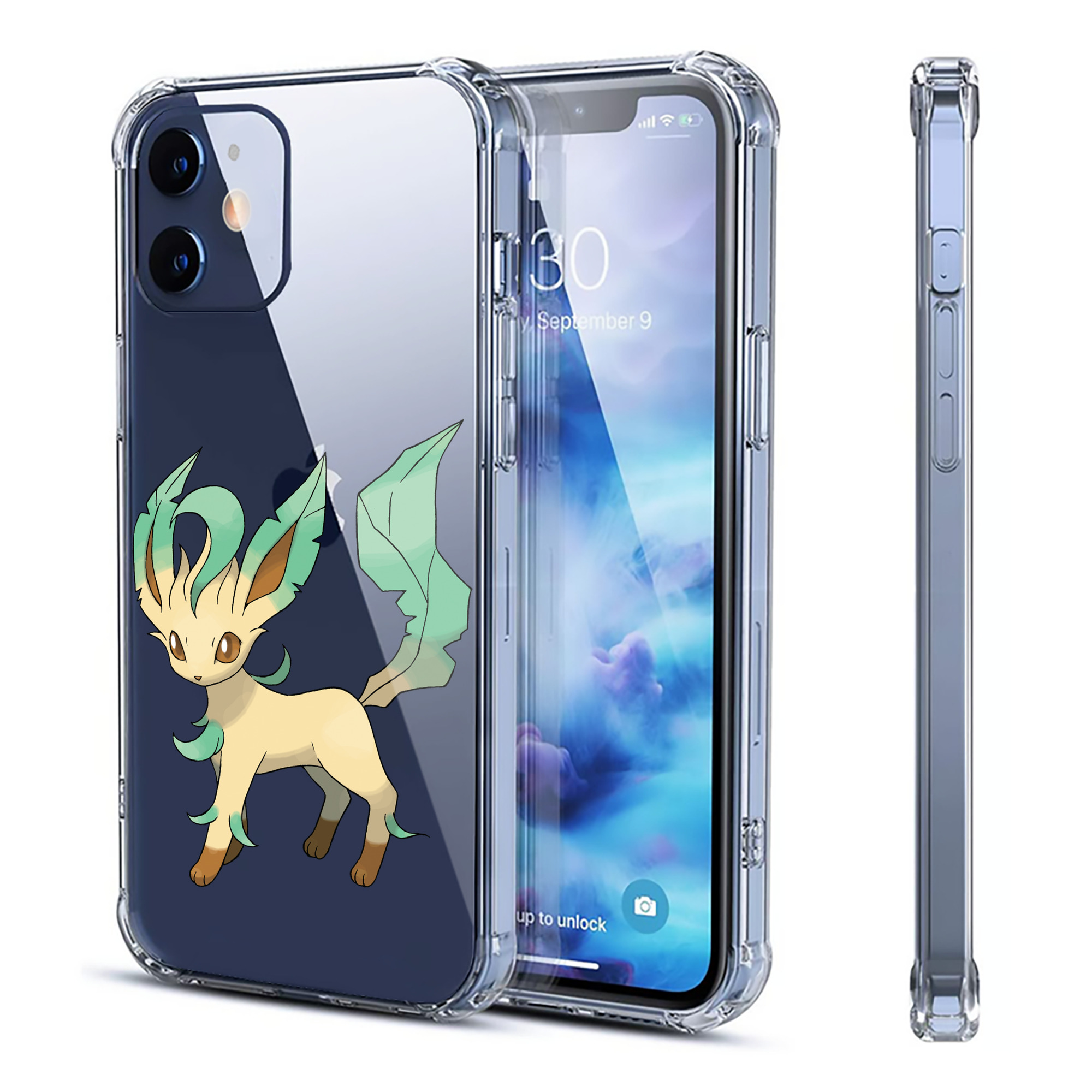 （画像用） ポケットモンスター Pokémon 【iPhone 12シリーズ対応】透明スマホケース（クリアソフトケース）